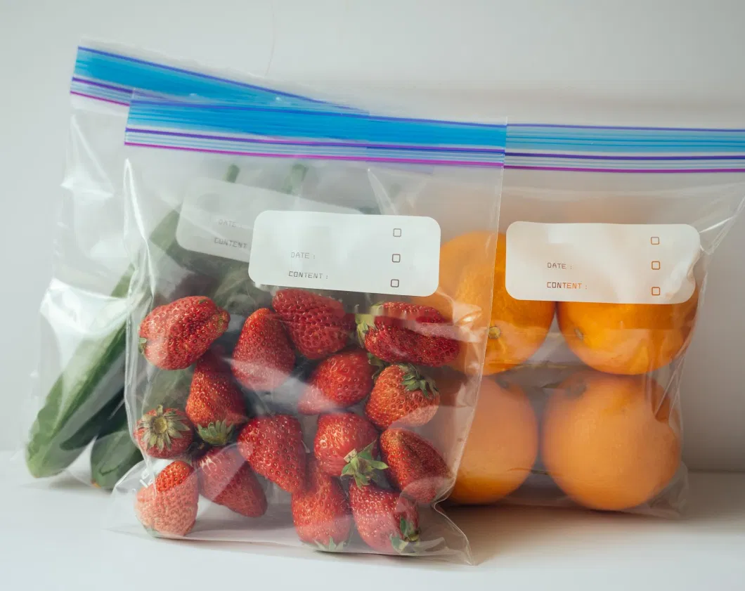 Standard Sandwich Freezer Reusable Zipperziplock Food Storage Bags