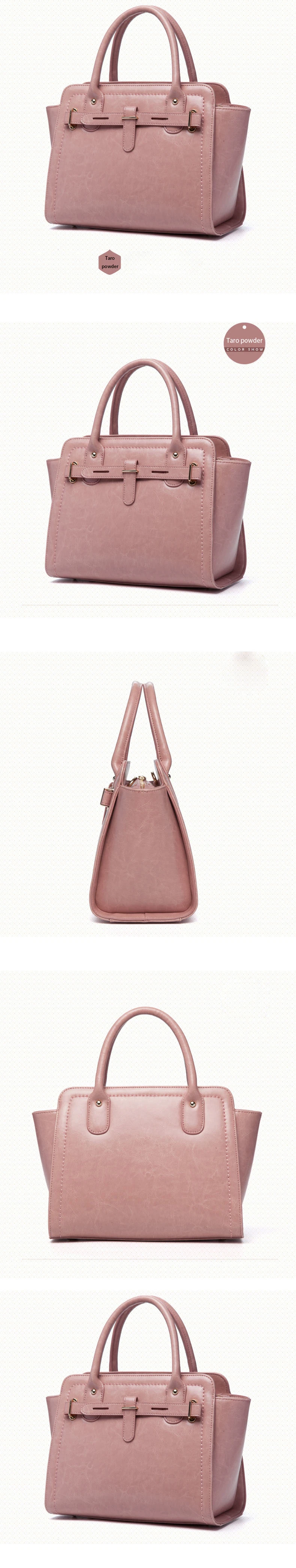 Factory Sales 2020 New European Cowhide Fashion Leather Women Bag